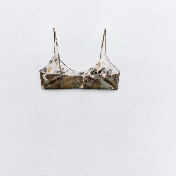 Floral Camouflage Bralette - Picture 2 of 7